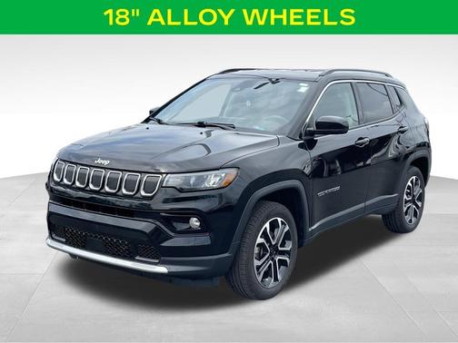 Diamond Black 2022 Jeep Compass Limited