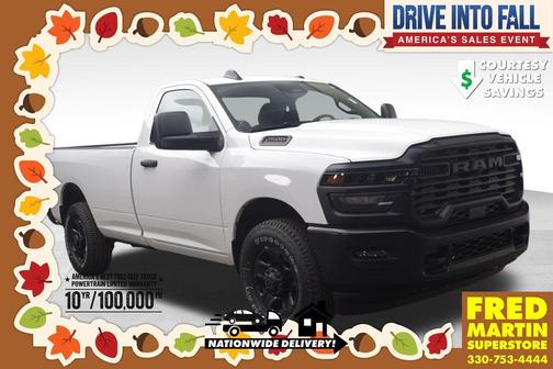 Bright White Clearcoat 2026 RAM 2500 Tradesman