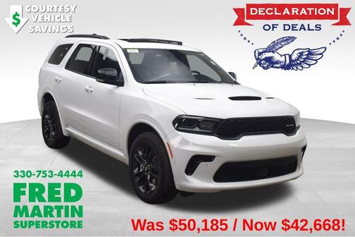 White Knuckle Clearcoat 2026 Dodge Durango GT