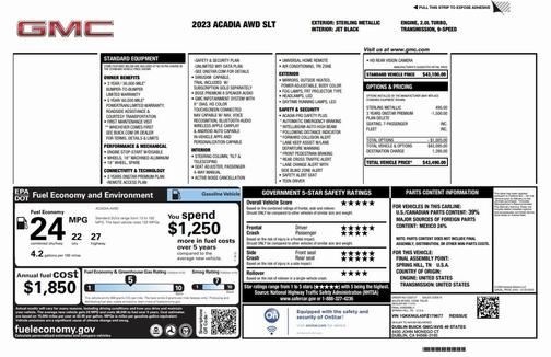 2023 GMC Acadia SLT