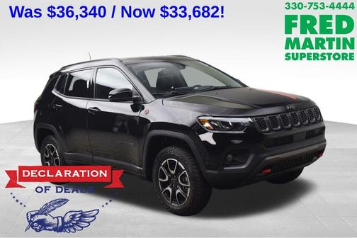 Diamond Black 2026 Jeep Compass Trailhawk
