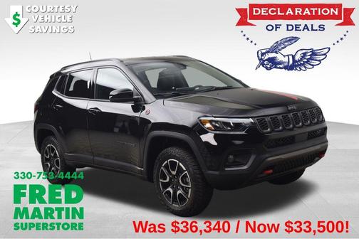Diamond Black 2026 Jeep Compass Trailhawk