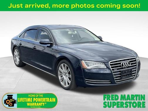 Blue 2013 Audi A8 L 4.0T