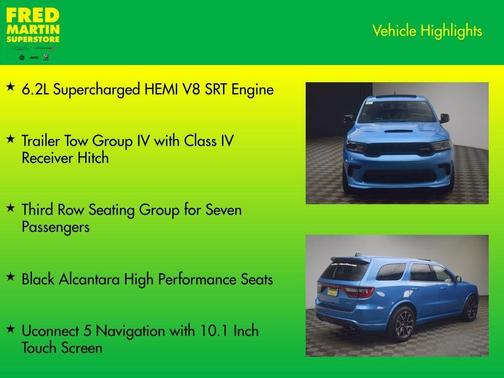 Blue 2026 Dodge Durango SRT Hellcat