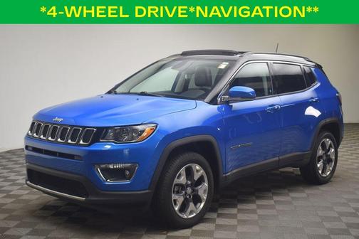 Laser Blue 2018 Jeep Compass Limited