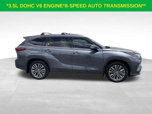 Magnetic Gray Metallic 2020 Toyota Highlander Platinum