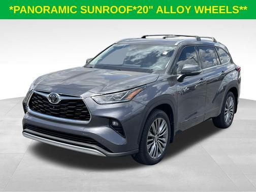 Magnetic Gray Metallic 2020 Toyota Highlander Platinum