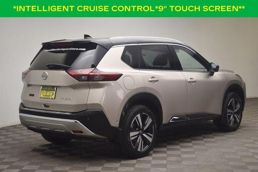 Brilliant Silver / Black 2022 Nissan Rogue Platinum