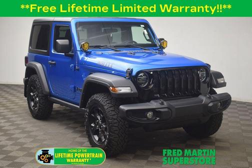 Hydro Blue Pearl 2022 Jeep Wrangler Sport