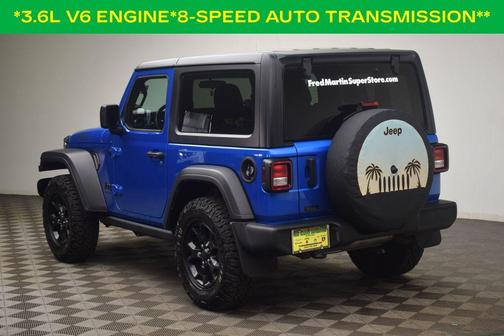 Hydro Blue Pearl 2022 Jeep Wrangler Sport