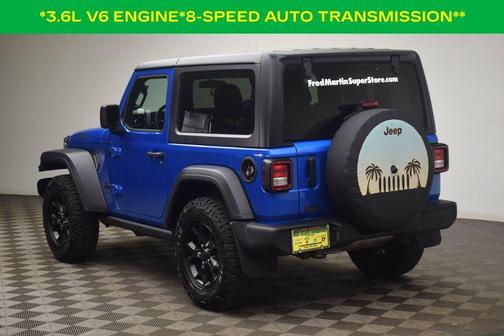 Hydro Blue Pearl 2022 Jeep Wrangler Sport