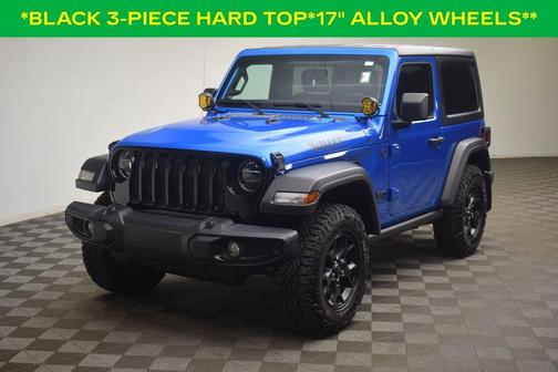 Hydro Blue Pearl 2022 Jeep Wrangler Sport