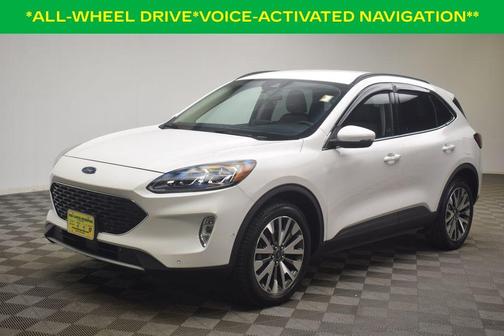 White Metallic 2020 Ford Escape Titanium