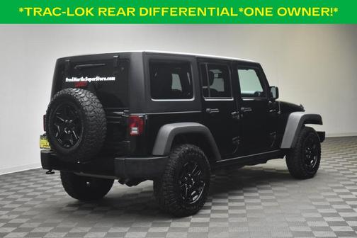 Black Clearcoat 2018 Jeep Wrangler JK Unlimited Willys Wheeler W