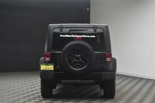 Black Clearcoat 2018 Jeep Wrangler JK Unlimited Willys Wheeler W