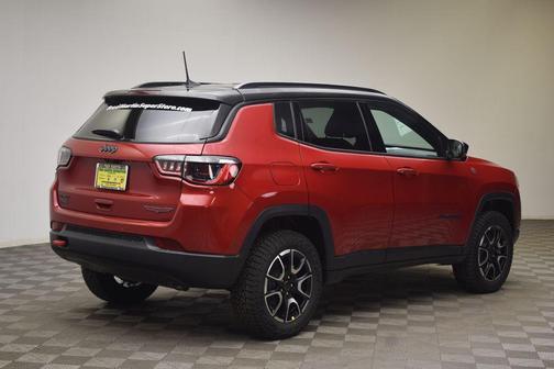 Red 2026 Jeep Compass Trailhawk