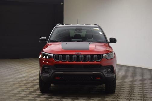 Red 2026 Jeep Compass Trailhawk