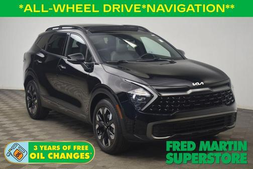Ebony Black 2023 Kia Sportage X-Line