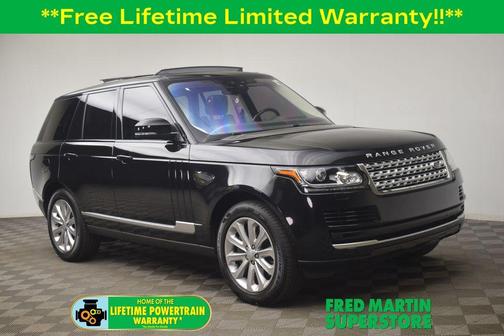Santorini Black 2017 Land Rover Range Rover 3.0L Supercharged HSE