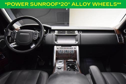 Santorini Black 2017 Land Rover Range Rover 3.0L Supercharged HSE