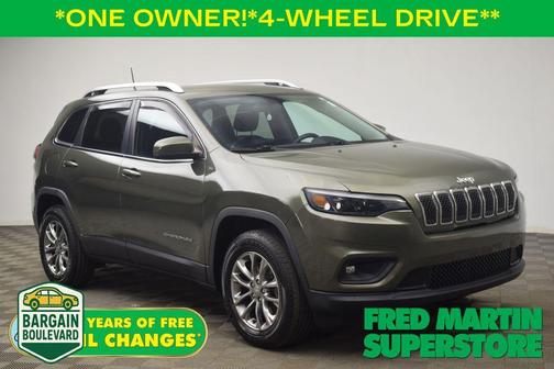 Olive Green Pearlcoat 2019 Jeep Cherokee Latitude Plus