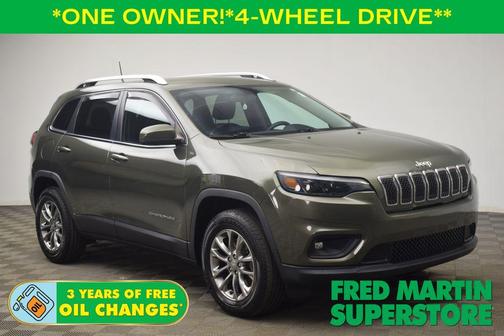Olive Green Pearlcoat 2019 Jeep Cherokee Latitude Plus