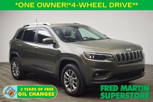 Olive Green Pearlcoat 2019 Jeep Cherokee Latitude Plus