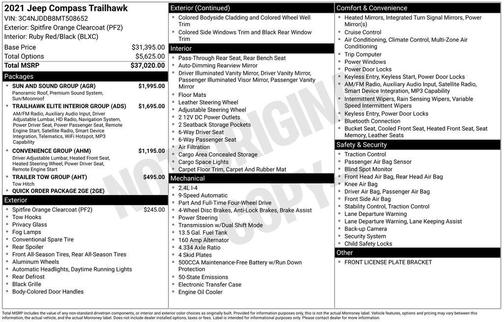 2021 Jeep Compass Trailhawk