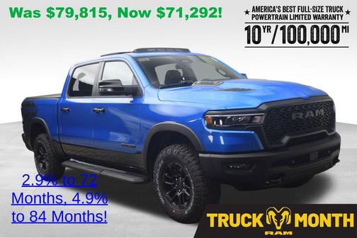 Hydro Blue Pearlcoat 2026 RAM 1500 Rebel