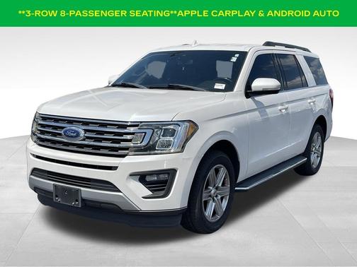 White Platinum Clearcoat Metallic 2019 Ford Expedition XLT