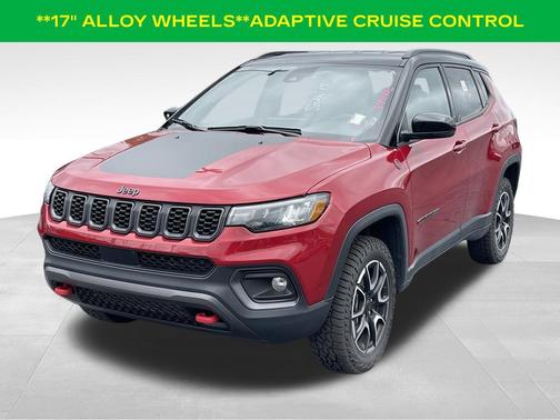 Red 2025 Jeep Compass Trailhawk