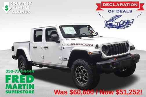Bright White Clearcoat 2026 Jeep Gladiator Rubicon