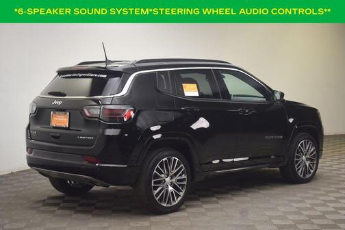 Diamond Black 2023 Jeep Compass Limited