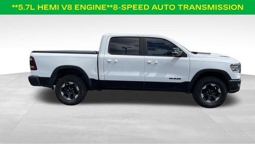Bright White Clearcoat 2019 RAM 1500 Rebel