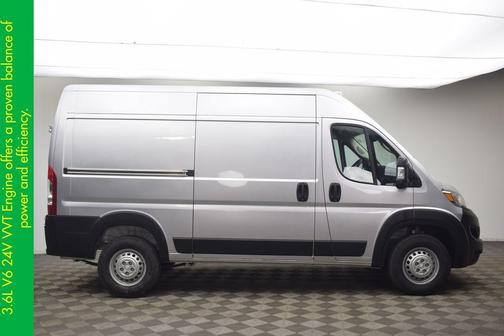 Bright Silver Clearcoat Metallic 2026 RAM ProMaster 3500 High Roof