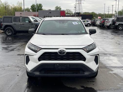 White 2022 Toyota RAV4 LE