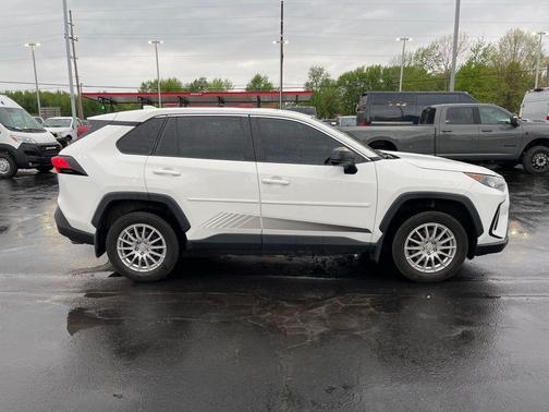 White 2022 Toyota RAV4 LE
