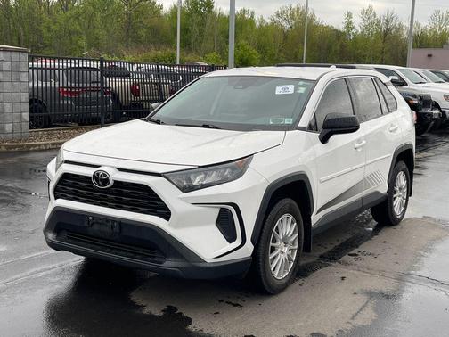 White 2022 Toyota RAV4 LE