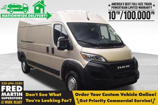 Sandstone Pearlcoat 2026 RAM ProMaster 2500 High Roof