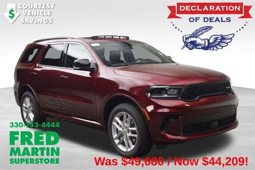 Octane Red Pearlcoat 2026 Dodge Durango GT
