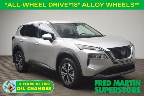 Brilliant Silver Metallic 2021 Nissan Rogue SV