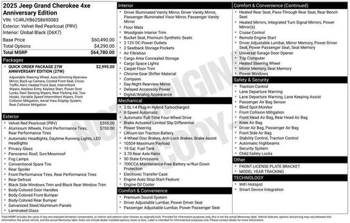 2025 Jeep Grand Cherokee 4xe Base