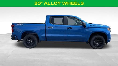 Glacier Blue Metallic 2022 Chevrolet Silverado 1500 Custom