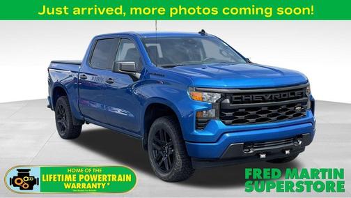 Glacier Blue Metallic 2022 Chevrolet Silverado 1500 Custom