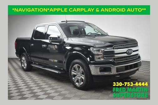 Shadow Black 2018 Ford F-150 Lariat