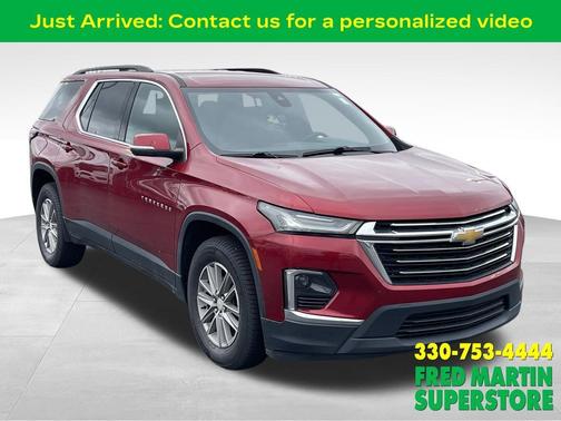 Radiant Red 2023 Chevrolet Traverse LT Cloth