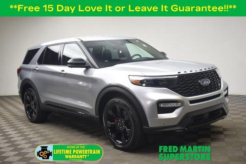 Silver Metallic 2022 Ford Explorer ST
