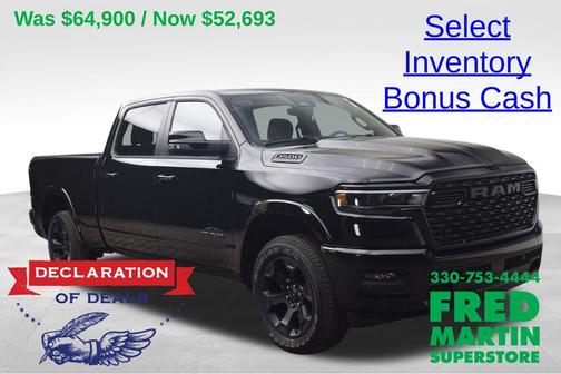 Diamond Black 2026 RAM 1500 Big Horn/Lone Star
