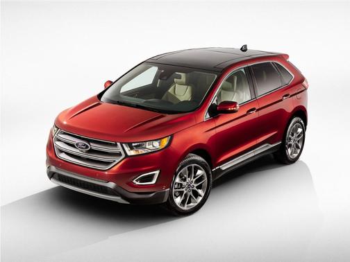 White Gold Metallic 2018 Ford Edge Titanium