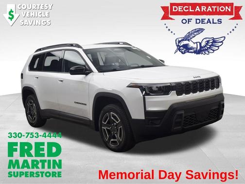 Bright White Clearcoat 2026 Jeep Cherokee LAREDO/LIMITED